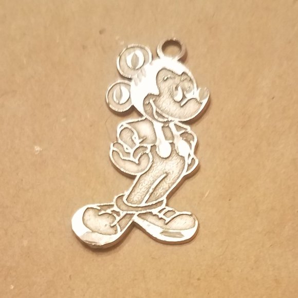 Mickey Mouse Silver Pendant / Charm - Picture 2 of 8